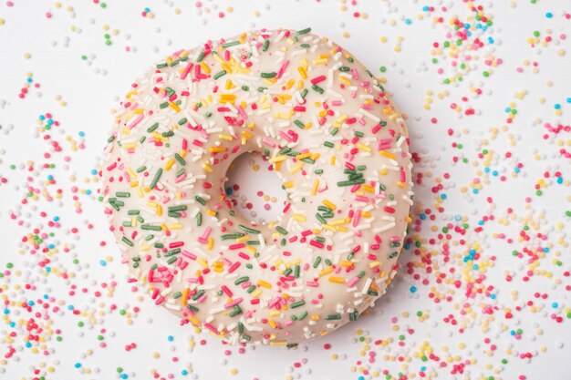 Photo donut with sprinkle