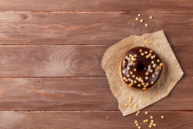 Donut with star decor