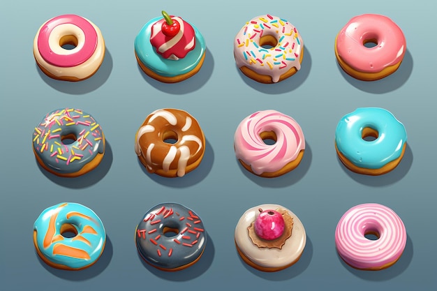 Photo donuts element design