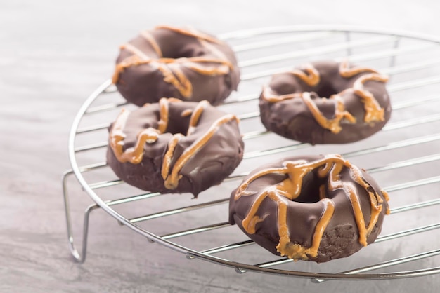 Donuts healthy of Sweet potato and Peanut butter