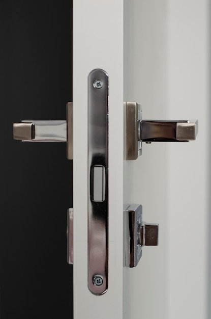 Door handle with lock. Door handle for door or Cabinet. Furniture accessories.