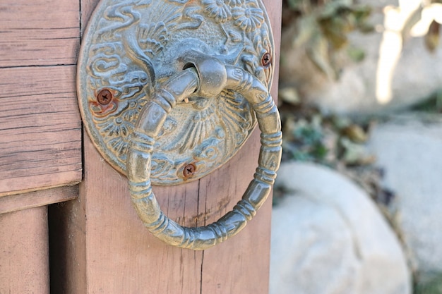 Door handles in korean traditional