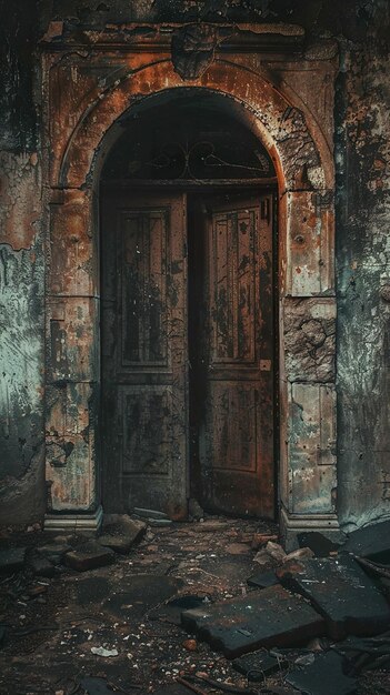 the door of the old church