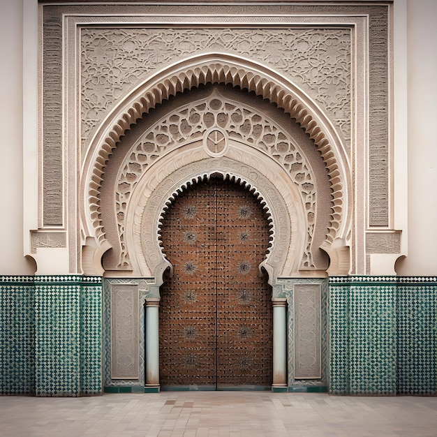 A door old Morocco arabic style