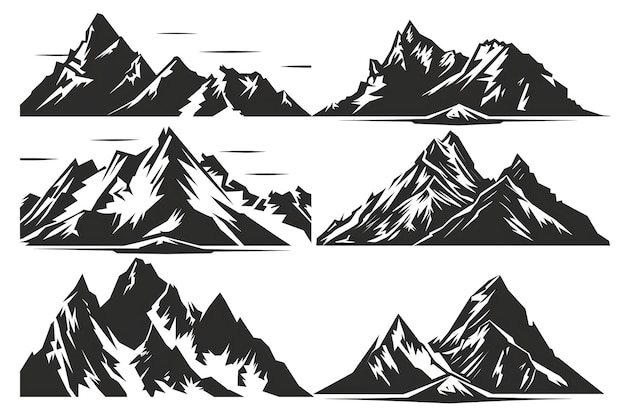 Photo dotwork mountains with pastel sun stippling technique landscape