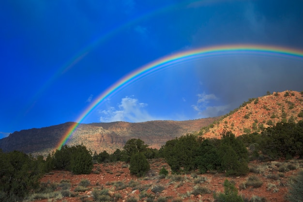 Double Rainbow in Southern Utah