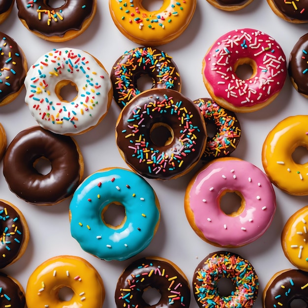 doughnut isolated white