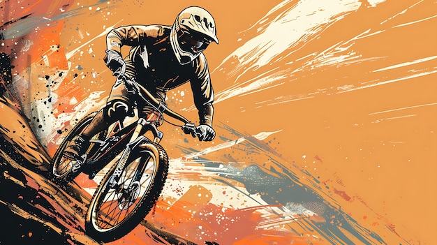 Downhill mountain biking is an exhilarating sport that requires skill balance and courage