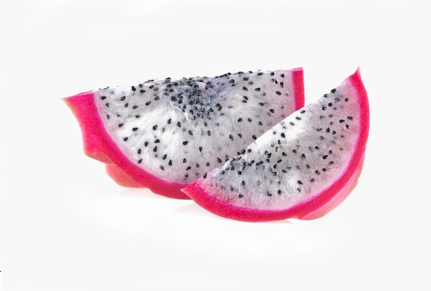 Dragon fruit isolated on white background