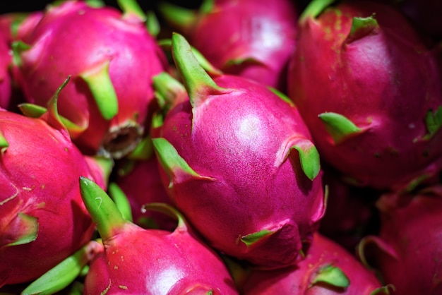 Dragon fruit sale in market