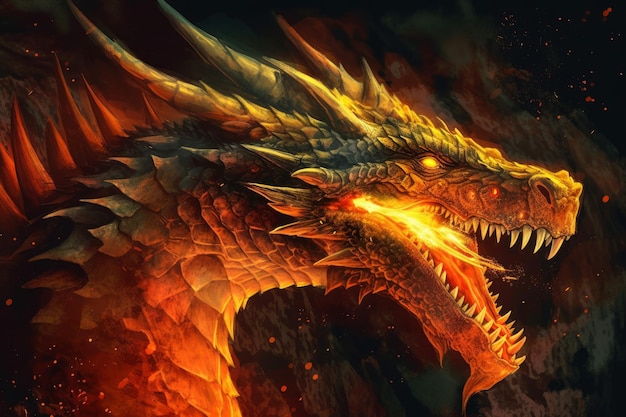 Dragon head fire Legend monster