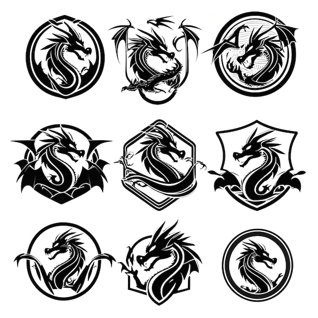 Dragon logo design