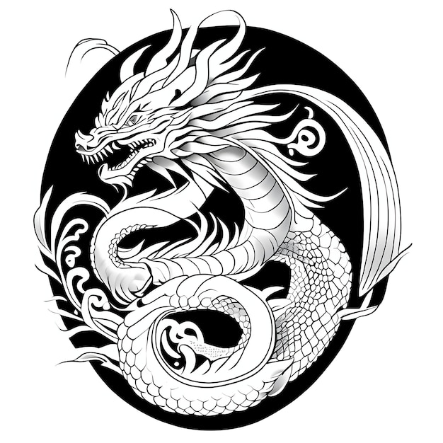 dragon tattoo design