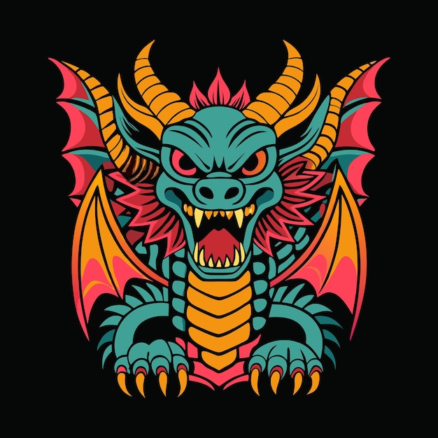 dragon tshirt design