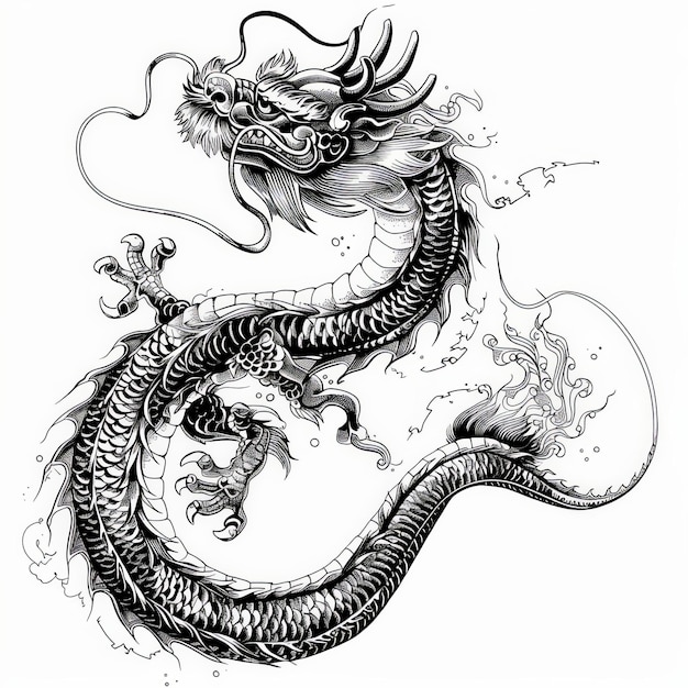 a dragon with a dragon on it that says dragon