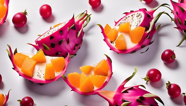 Dragonfruit Orange Salad