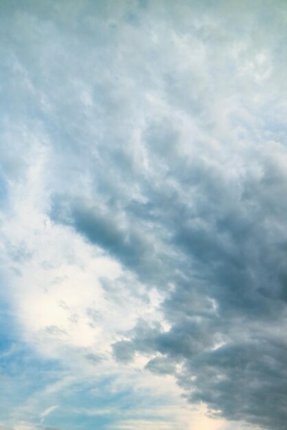 Dramatic Abstract Clouds and Blue Sky