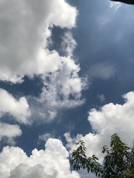 dramatic blue and cloudy sky backgound