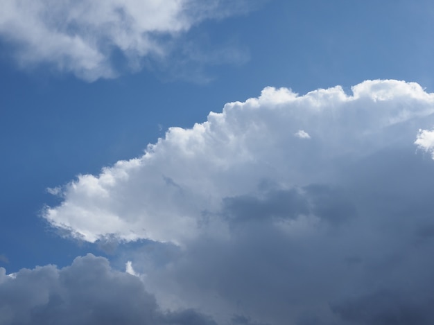 Dramatic blue sky with clouds background