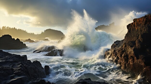 Dramatic Coastal Scene