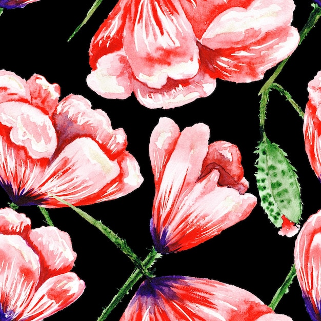 Dramatic Romas Floral Pattern