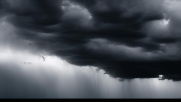 Dramatic sky with stormy clouds