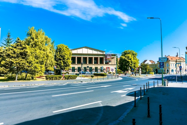 Dramatic theater in the medieval city of Brasov