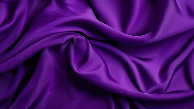 Photo draped purple fabric with smooth texture