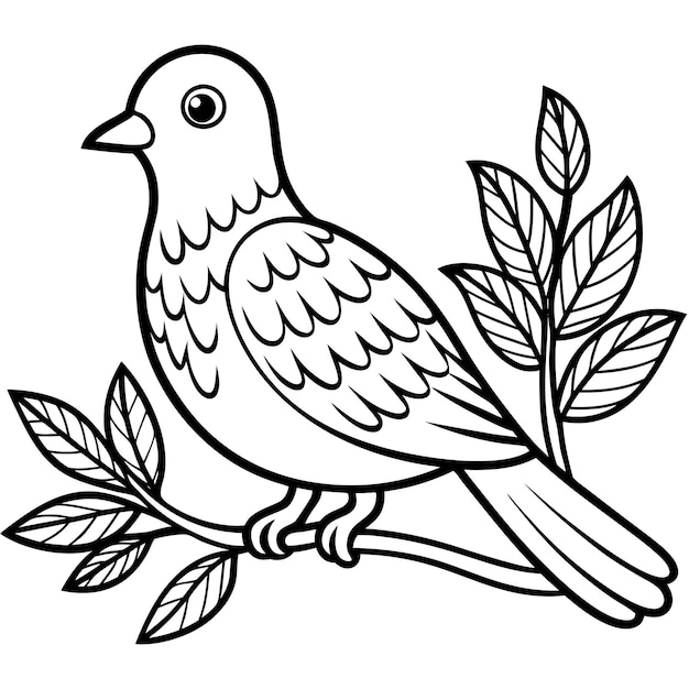 Photo a drawing of a bird on a white background with a black outline of a bird on it