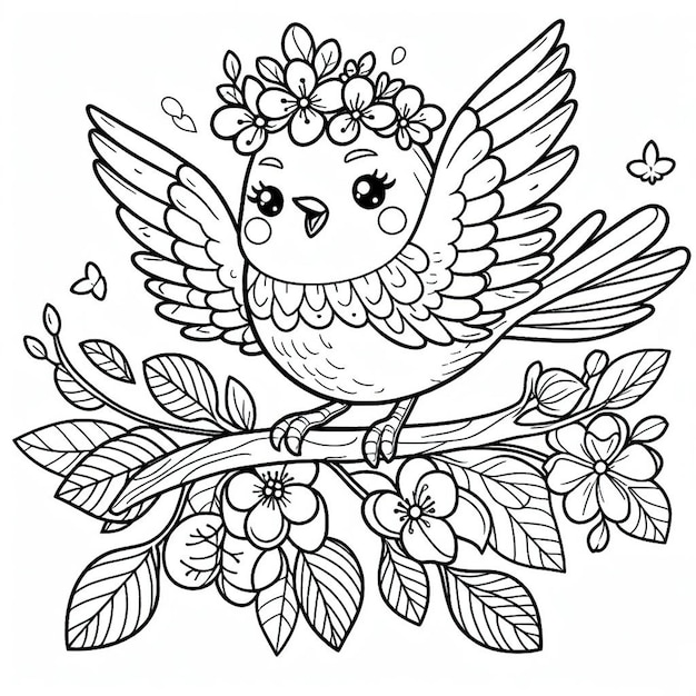 a drawing of a bird with wings that says quot owl quot