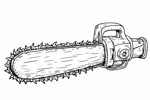 a drawing of a blade that has a blade that has the words  the plow  on it