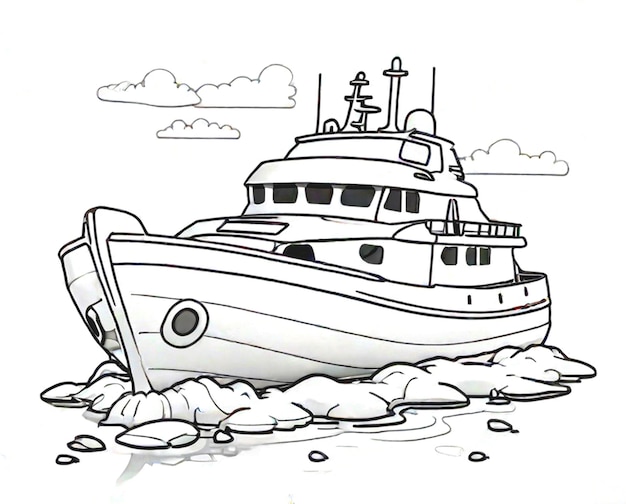 a drawing of a boat that has the word quot ship quot on it