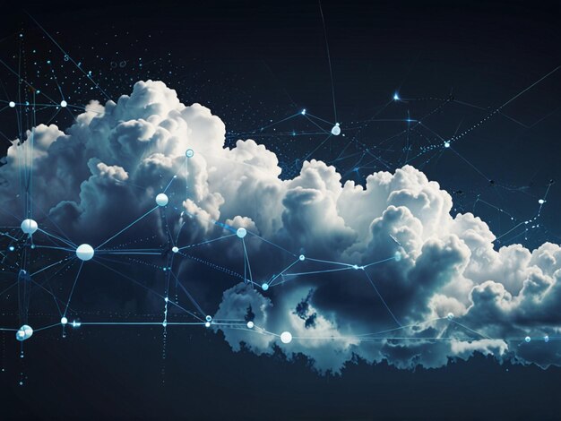 a drawing of a cloud that has the word data on it