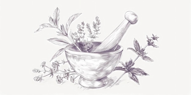 a drawing of a cup of milk with a spoon in it