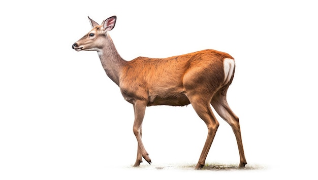 A drawing of a deer by person