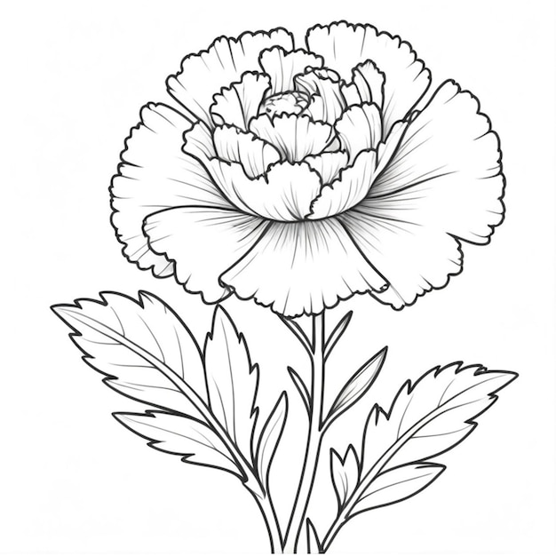 a drawing of a flower that has the word quot flowers quot on it