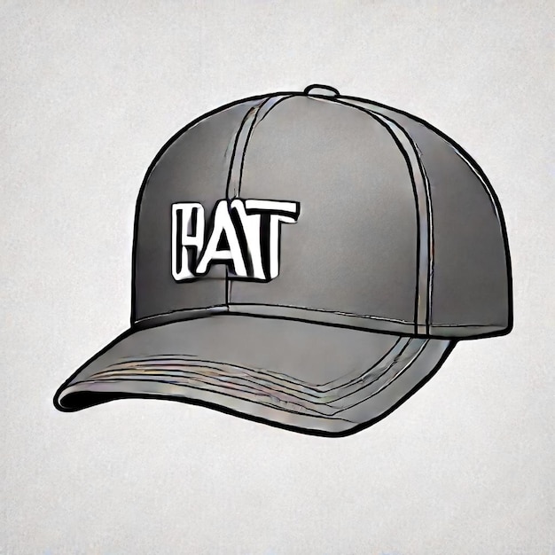 a drawing of a hat that says  jack  on it