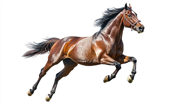 a drawing of a horse with a black mane and mane