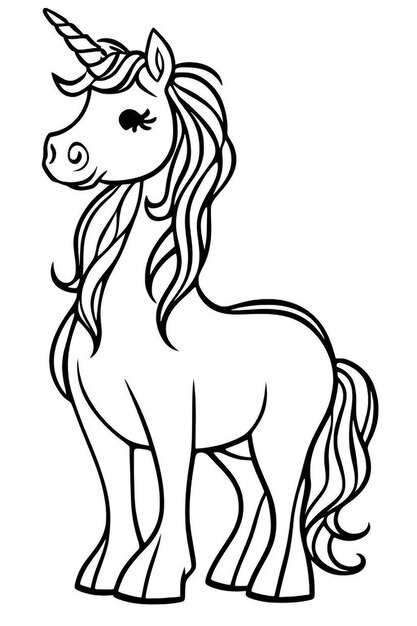 a drawing of a horse with a horse on it