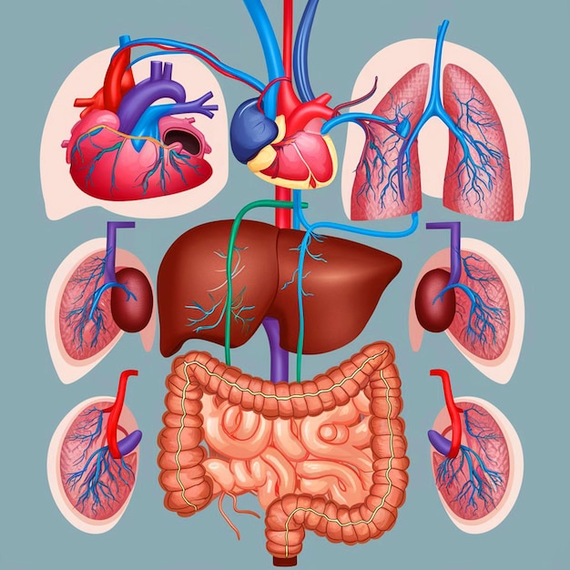 a drawing of a human heart with the word lungs on it