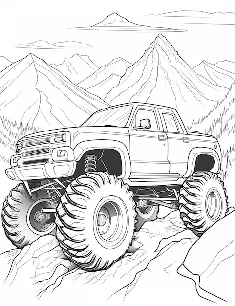 Photo a drawing of a jeep with the word quot jeep quot on it