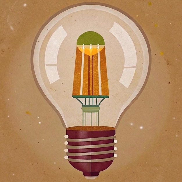 Photo a drawing of a light bulb with the word quot the green quot on it