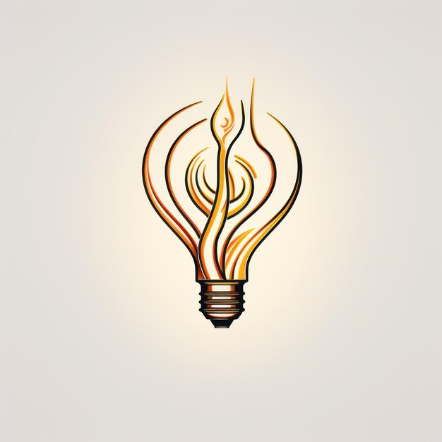 a drawing of a light that has the word  fire  on it