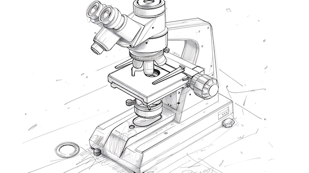 a drawing of a machine that has a camera on it