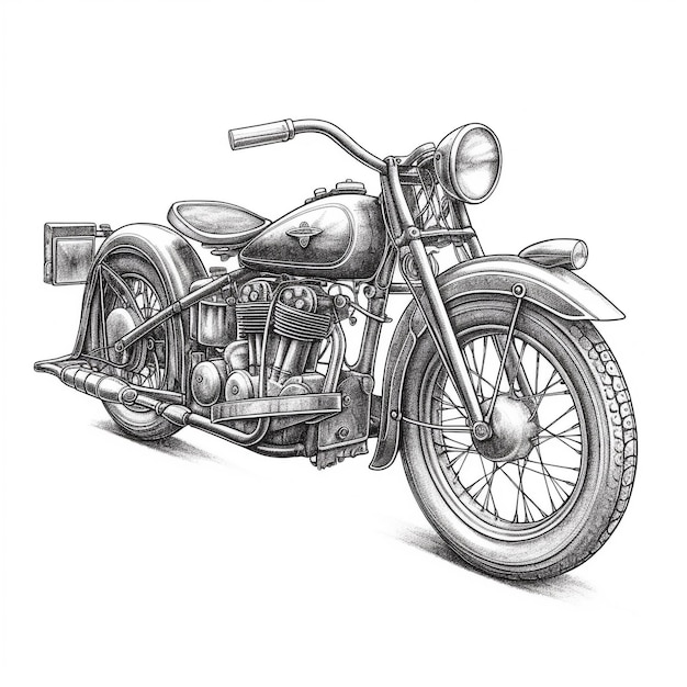 a drawing of a motorcycle with the word " motorcycle " on it.