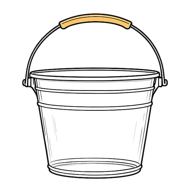 Photo a drawing of a pot with a lid that says quot pot quot on it