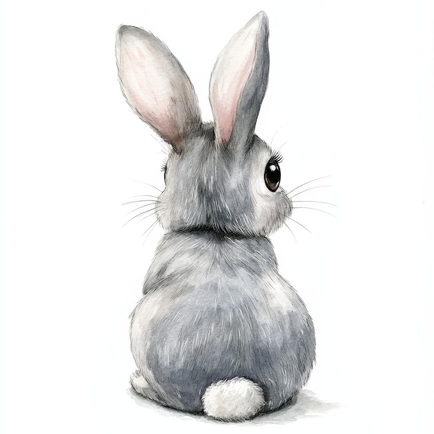 a drawing of a rabbit with the words  the name  on it