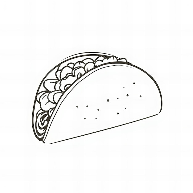 a drawing of a sandwich with a design that says  the word  on it