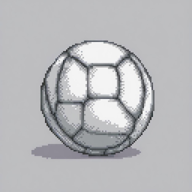 Photo a drawing of a soccer ball with a white background