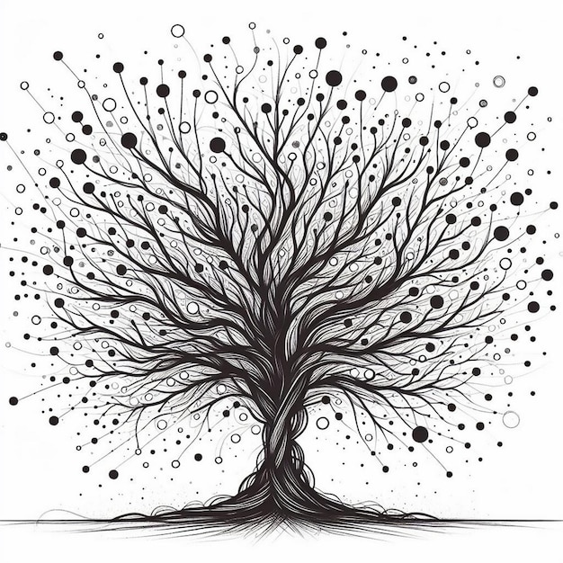 a drawing of a tree with the words quot tree quot on it